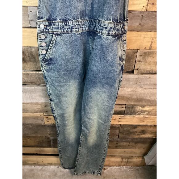 Boohooman Men’s Tall Straight Leg Dungaree Overalls Size 36 - Picture 4 of 6